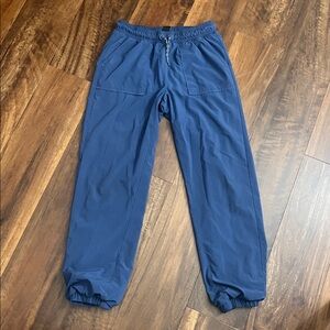 Athleta Girl Lined High Jump Jogger, Size medium 8-10 Damask Blue